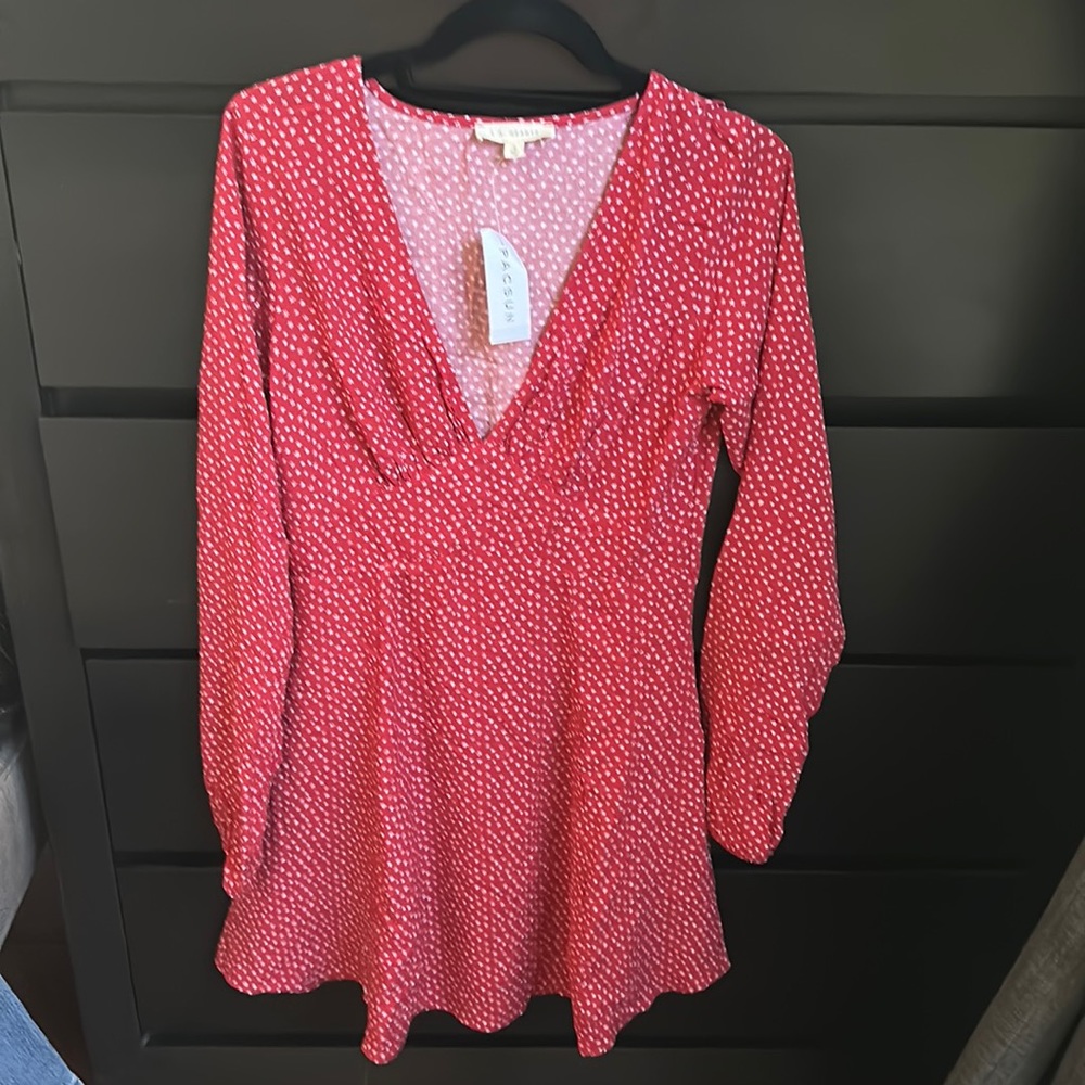 PacSun red dress size small NWT